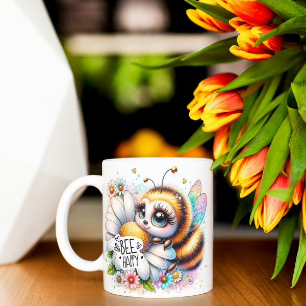 Bee Happy Coffee Mug