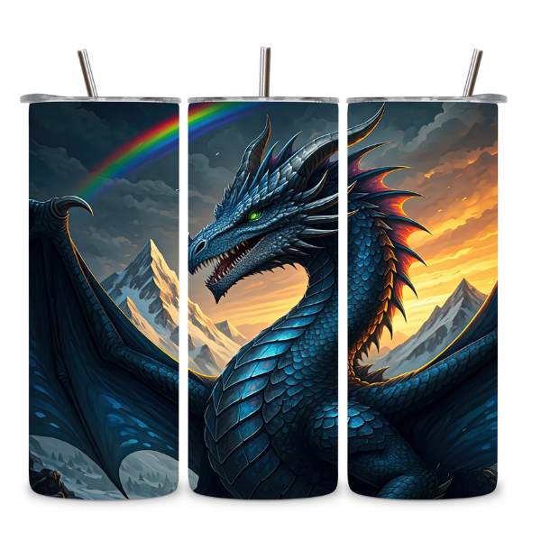 Blue Dragon Magic Tumbler