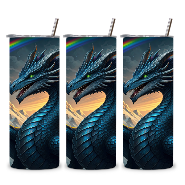 Blue Dragon Magic Tumbler