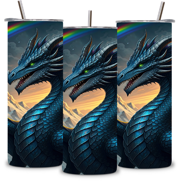 Blue Dragon Magic Tumbler