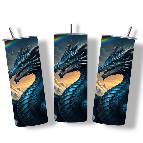 Blue Dragon Magic Tumbler