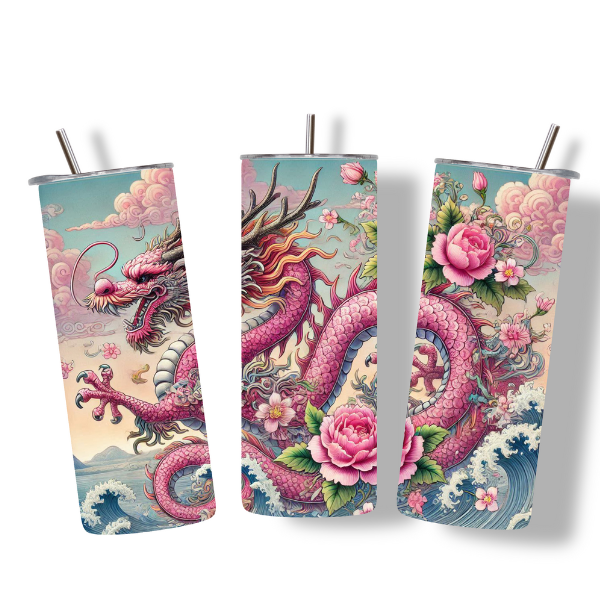 Blush Serpent Rose Tumbler