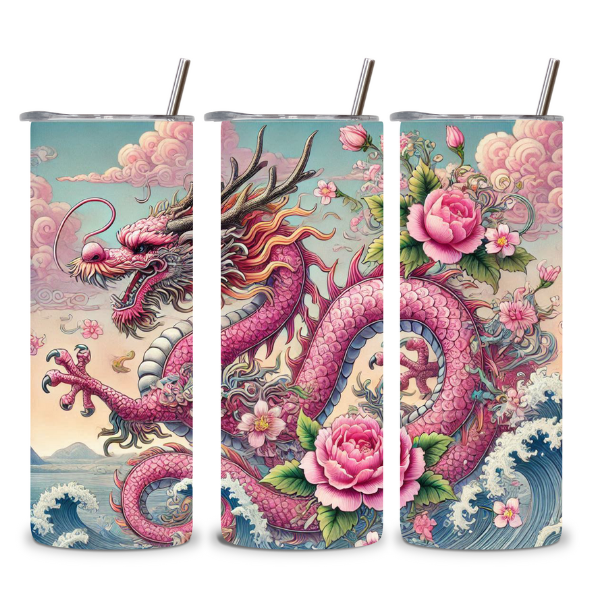 Blush Serpent Rose Tumbler