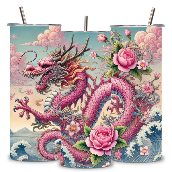 Blush Serpent Rose Tumbler