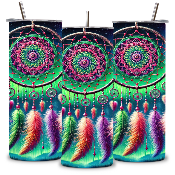 Boho Celestial Dreamcatcher Tumbler