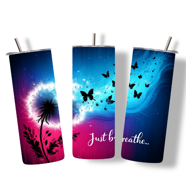 Breathe Easy Butterfly Tumbler