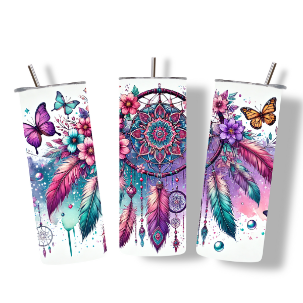 Butterfly & Bloom Dreamcatcher Tumbler