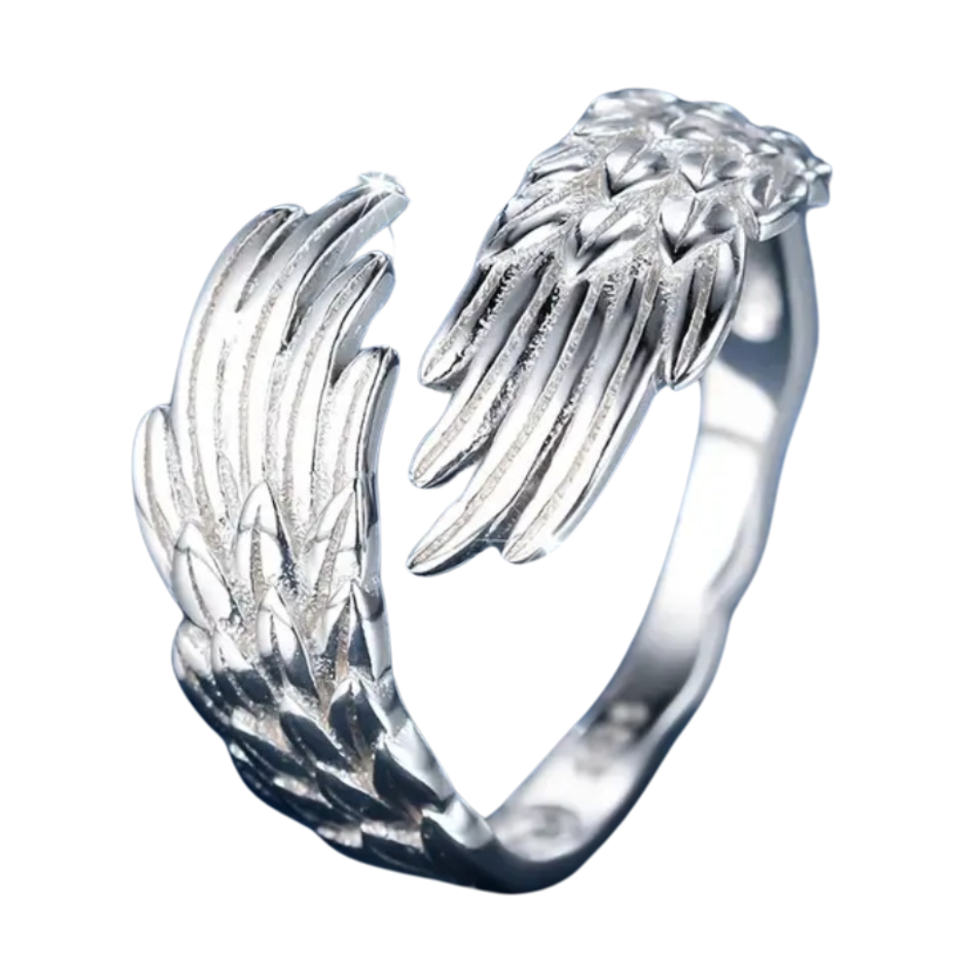 Celestial Guardian Angel Wing Ring