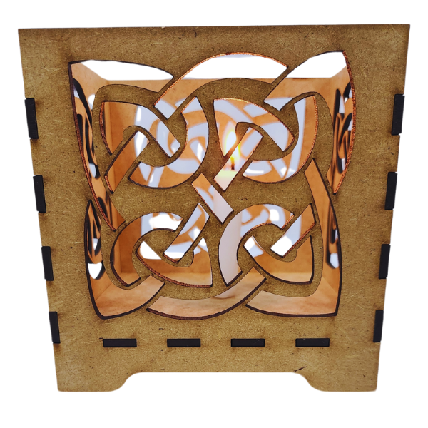 Celtic Quaternary Candle Holder