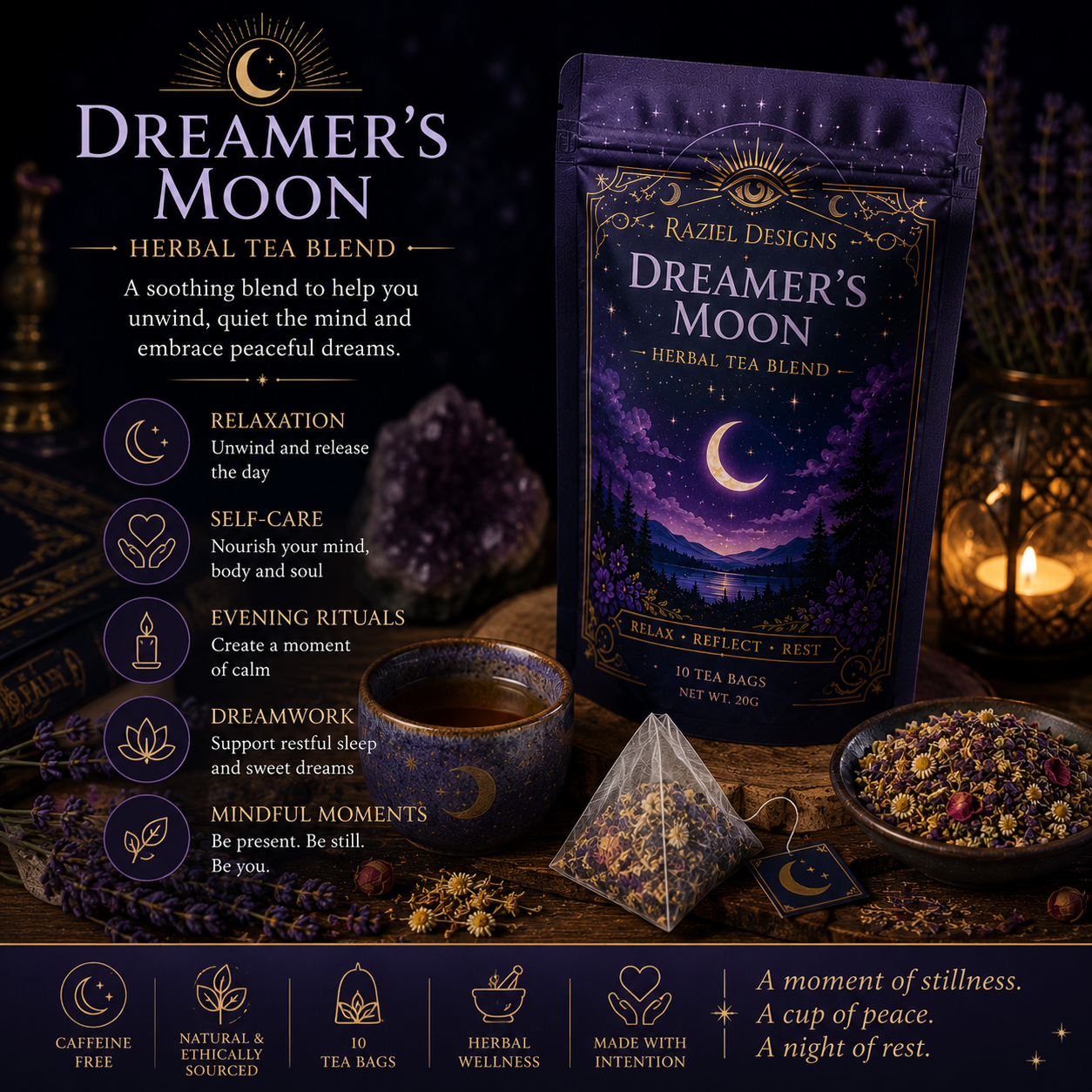 Dreamer's Moon Herbal Tea Blend
