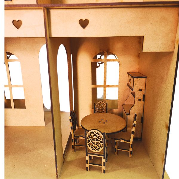 Dollhouse Dining Room Furniture Set