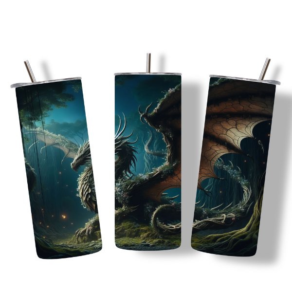 Dragon of the Enchanted Forest Tumbler