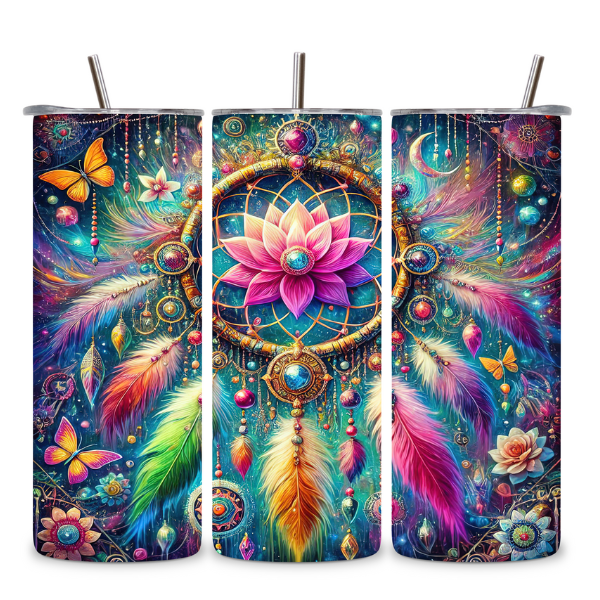 Dreamcatcher Lotus Tumbler