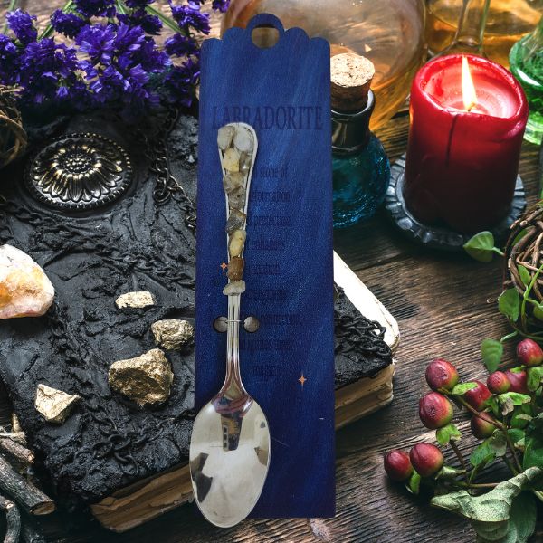 Enchanted Altar Spoon with Labradorite