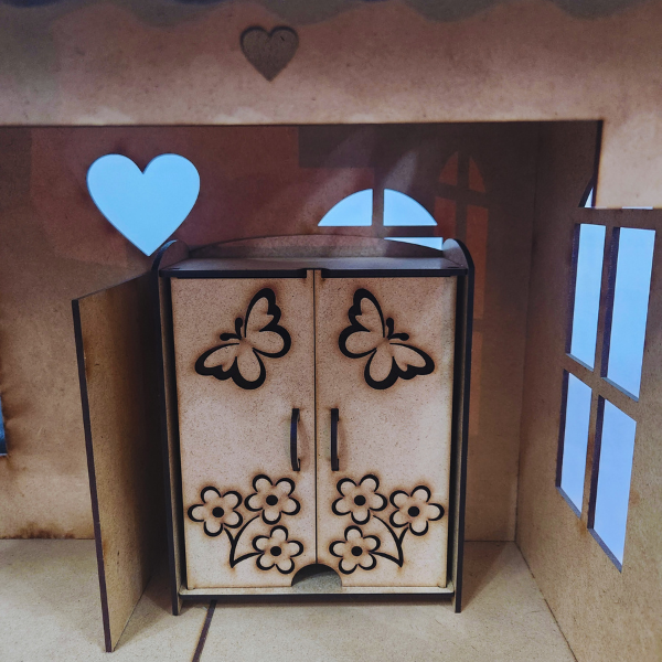 Enchanted Butterfly Dollhouse Wardrobe π¦πΈ