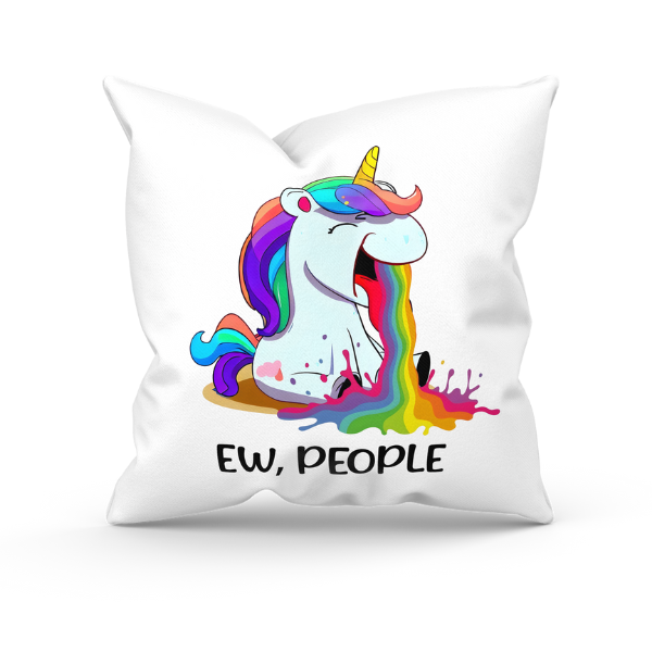 Pillow Case White With pillow inner 40cm x 40cm