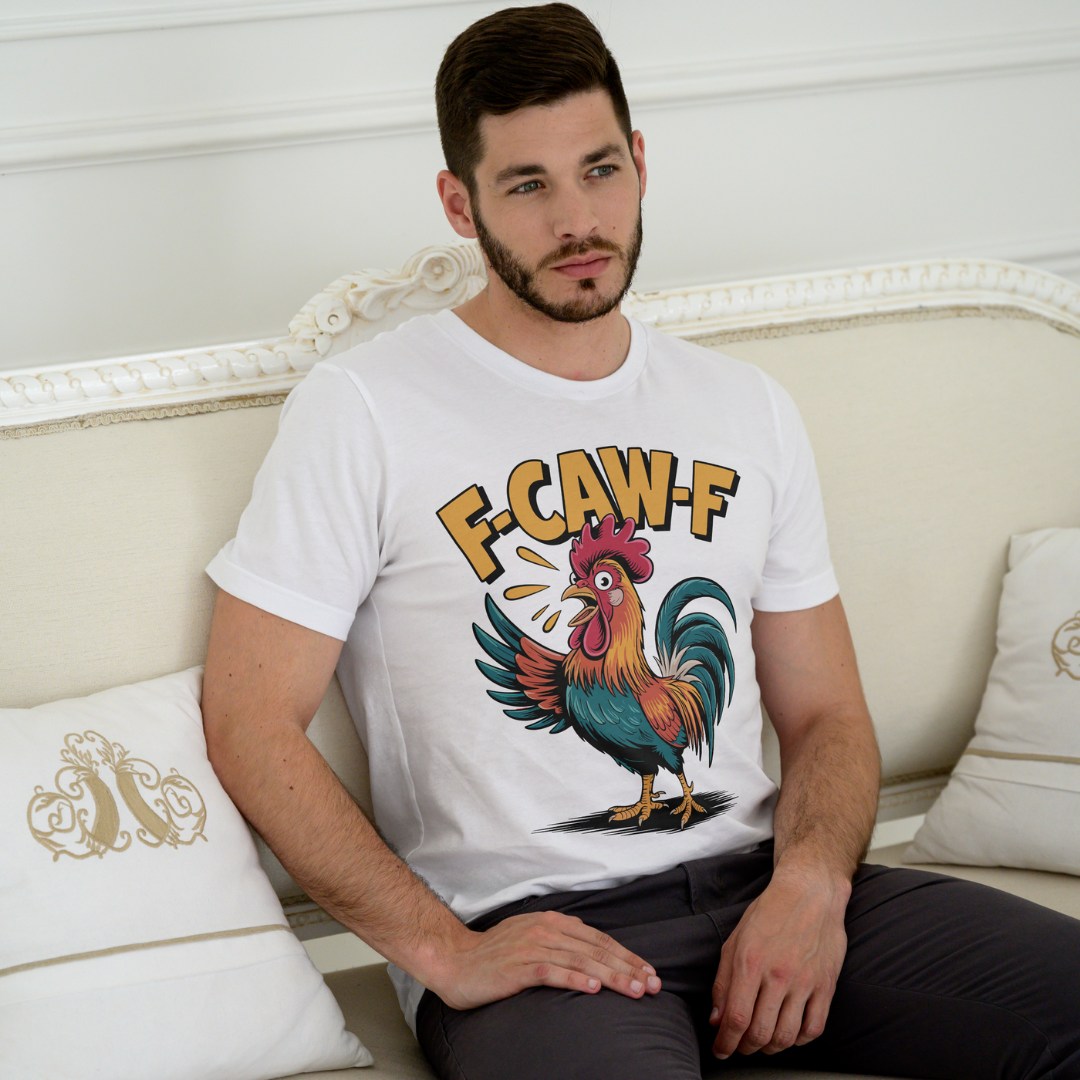“F-CAW-F” Rooster T-Shirt