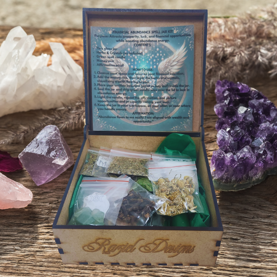 Financial Abundance Spell Jar Kit