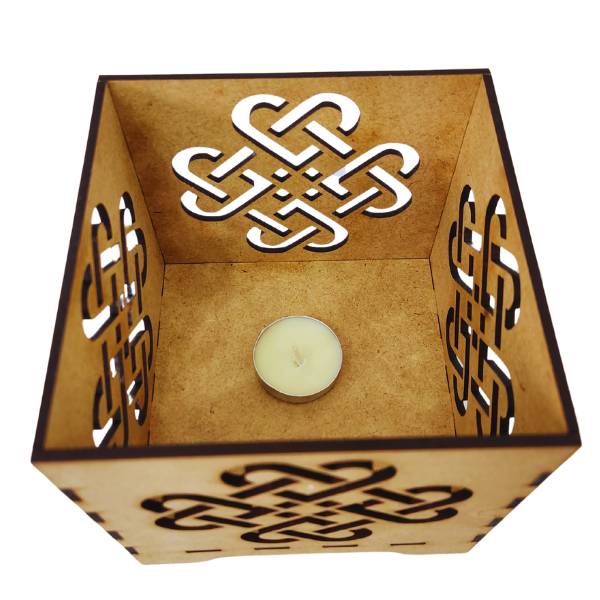 Heart Celtic Knot Candle Holder