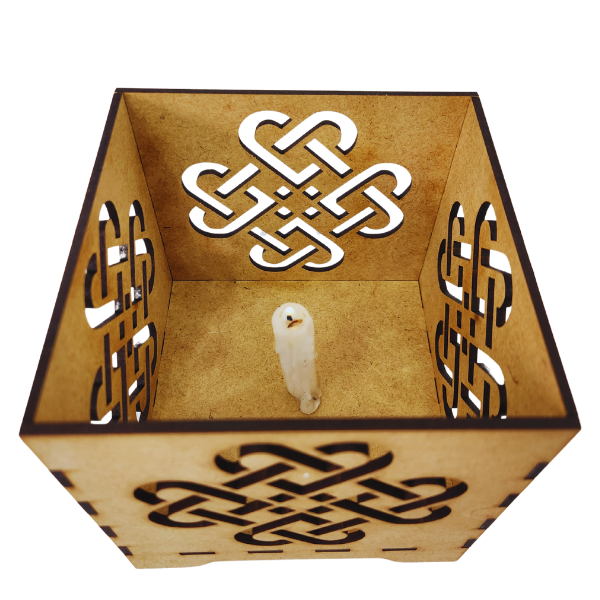Heart Celtic Knot Candle Holder