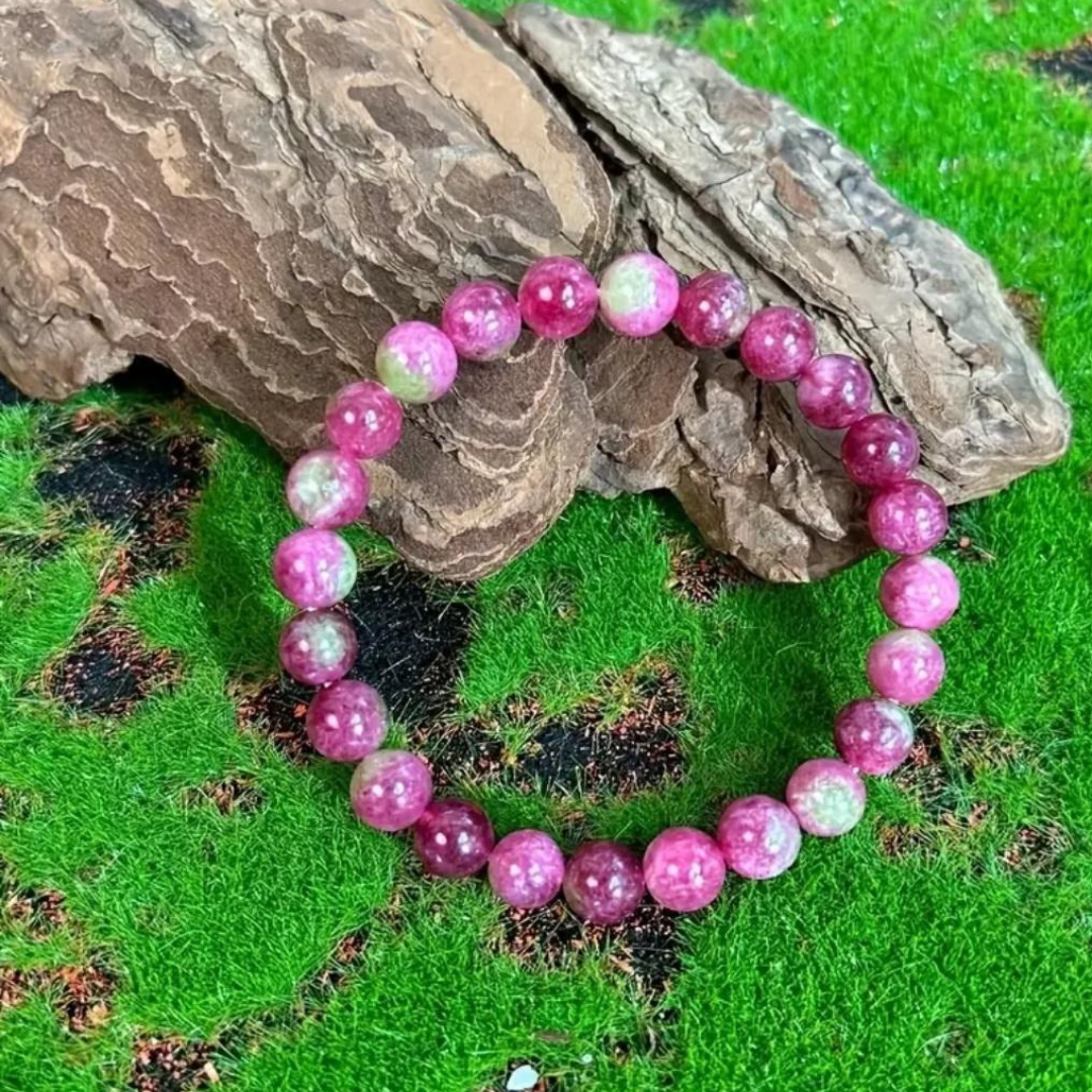 Heart’s Embrace Pink Tourmaline Bracelet