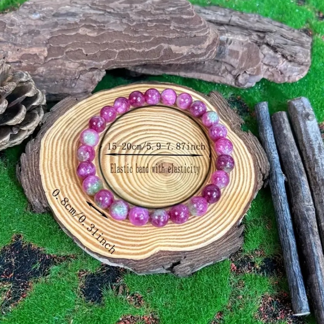 Heart’s Embrace Pink Tourmaline Bracelet