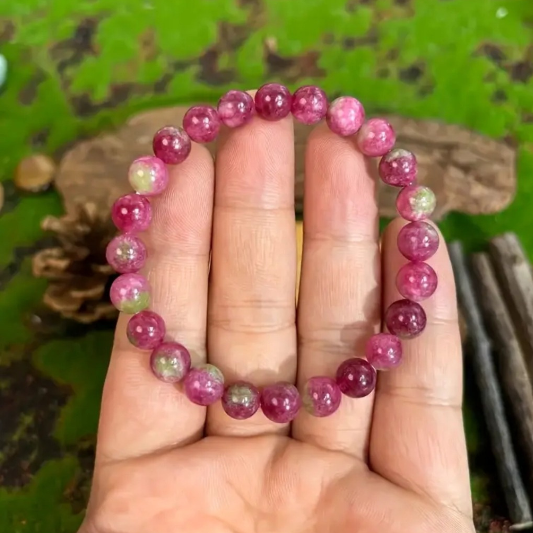Heart’s Embrace Pink Tourmaline Bracelet