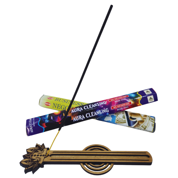 Lotus and Buddha Incense Holder