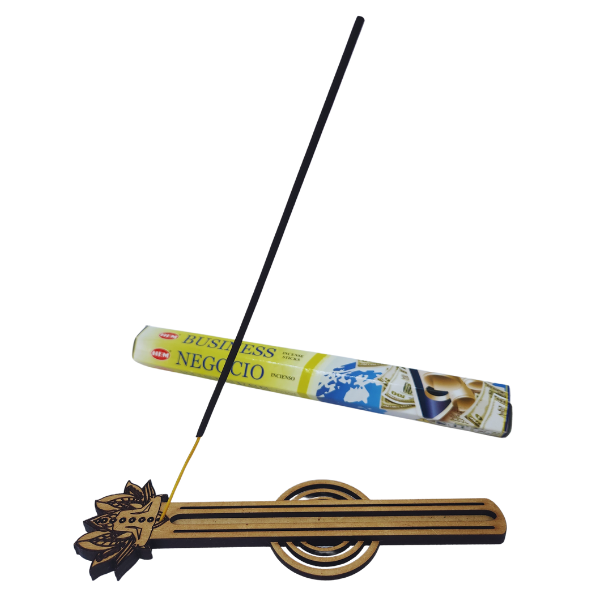 Lotus and Buddha Incense Holder