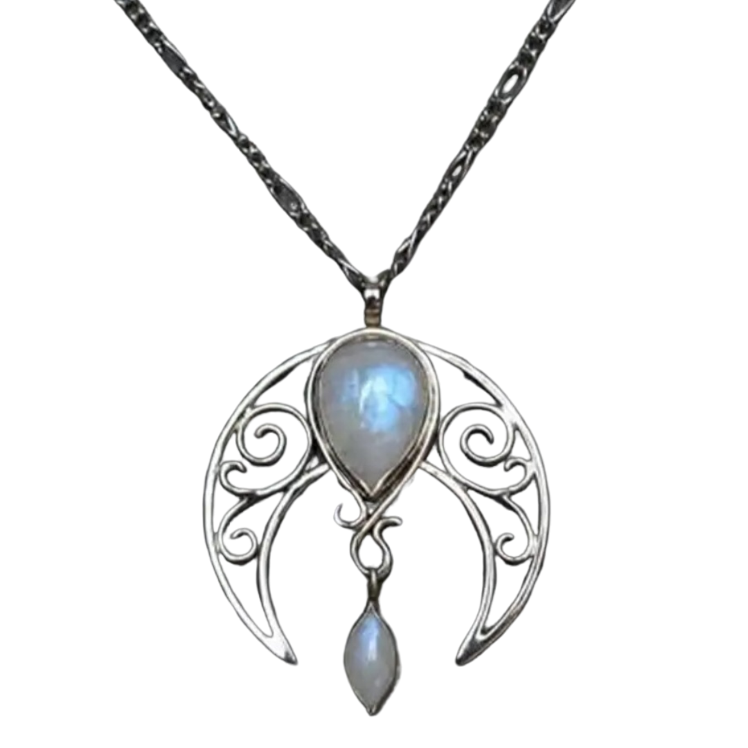 Lunar Dreams Crescent Moon Necklace
