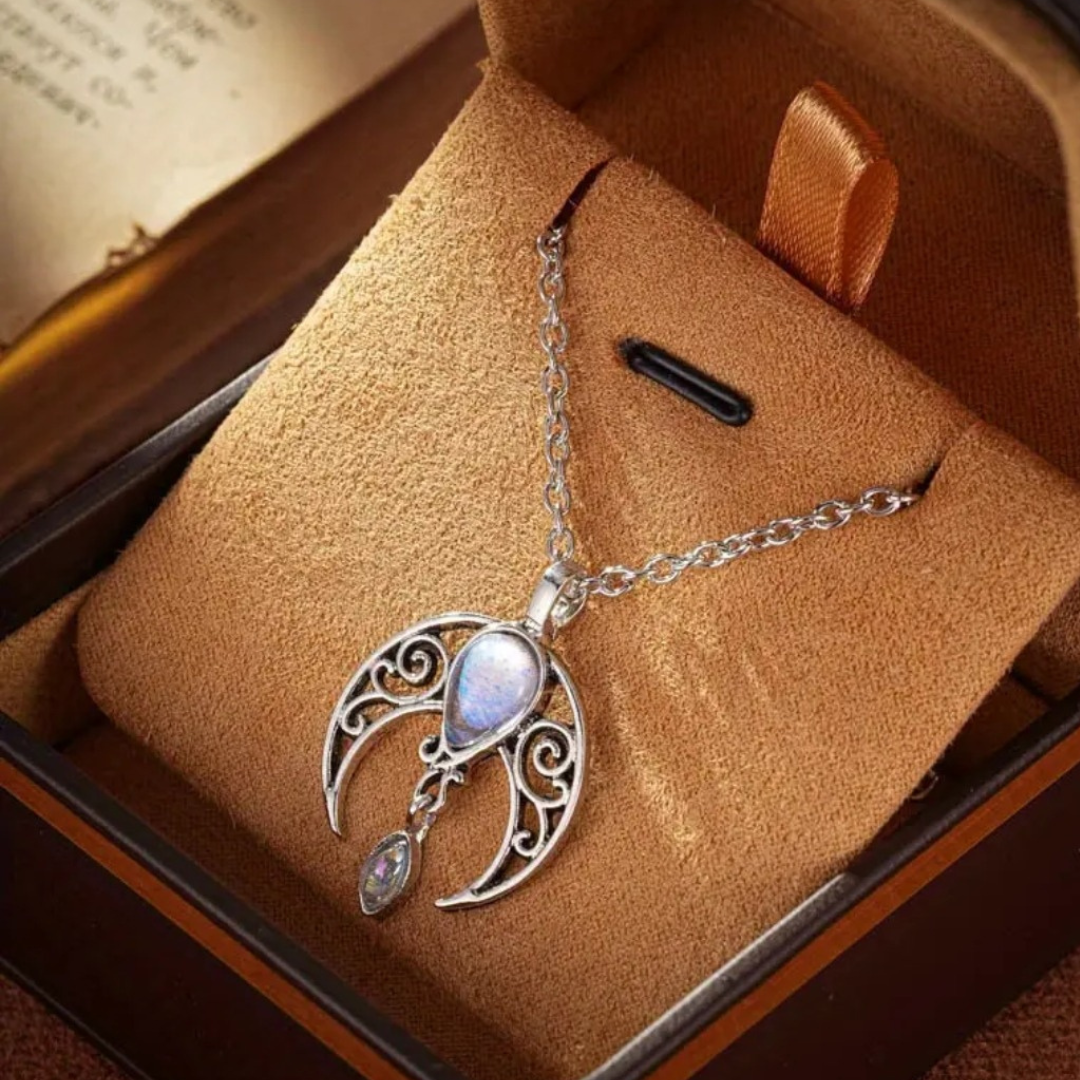 Lunar Dreams Crescent Moon Necklace