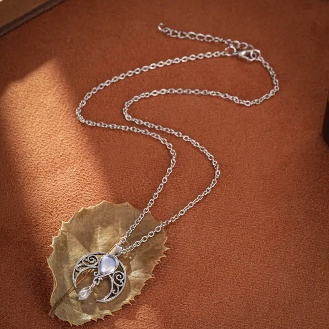Lunar Dreams Crescent Moon Necklace