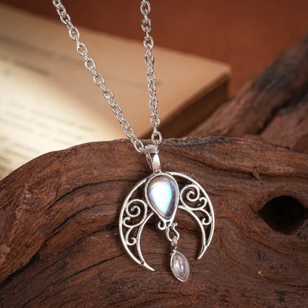 Lunar Dreams Crescent Moon Necklace