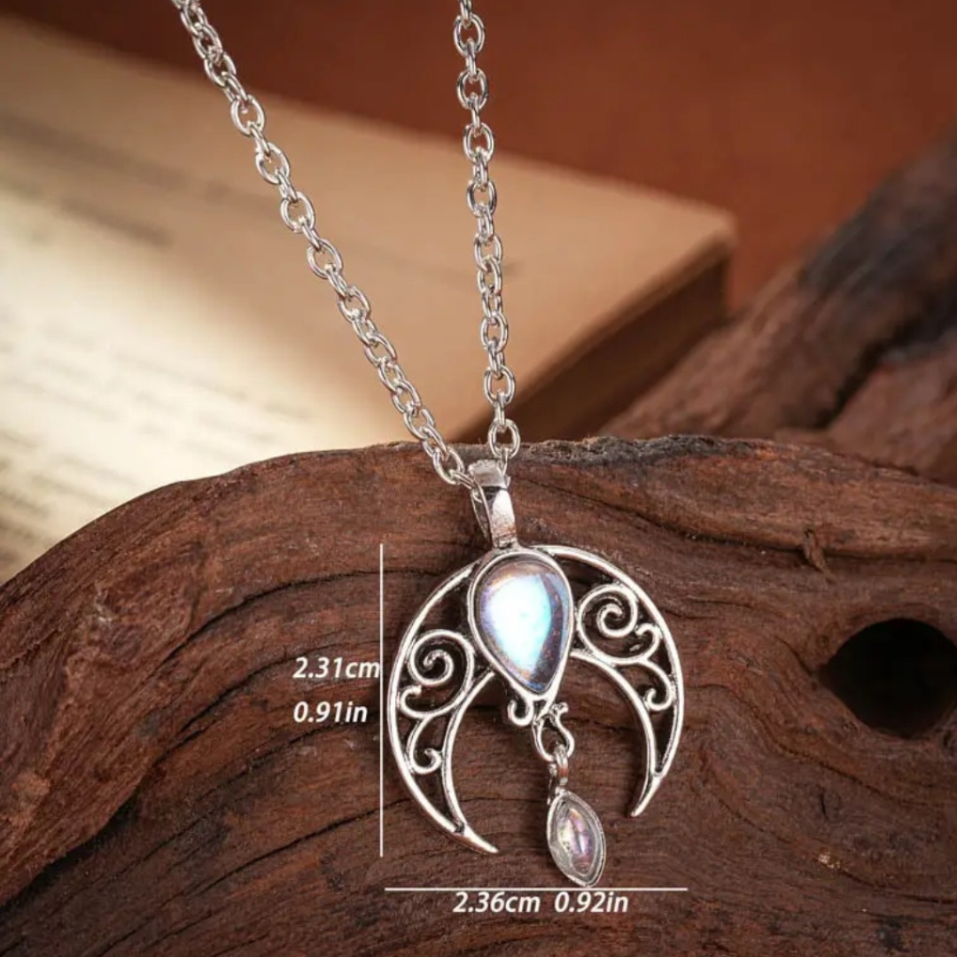 Lunar Dreams Crescent Moon Necklace