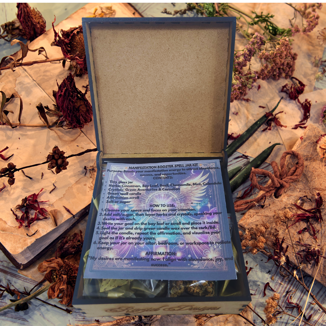 Manifestation Booster Spell Jar Kit
