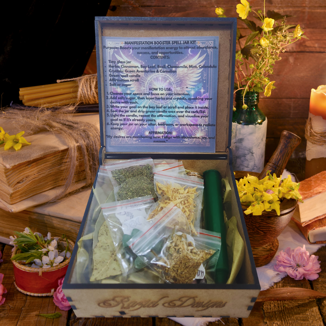 Manifestation Booster Spell Jar Kit