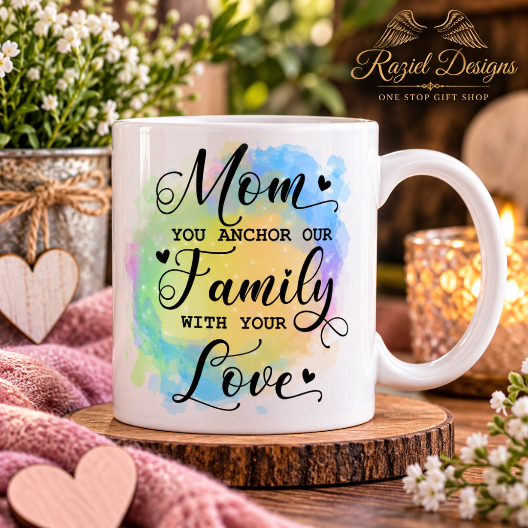 Mom You Anchor Our Family With Your Love Coffee Cup