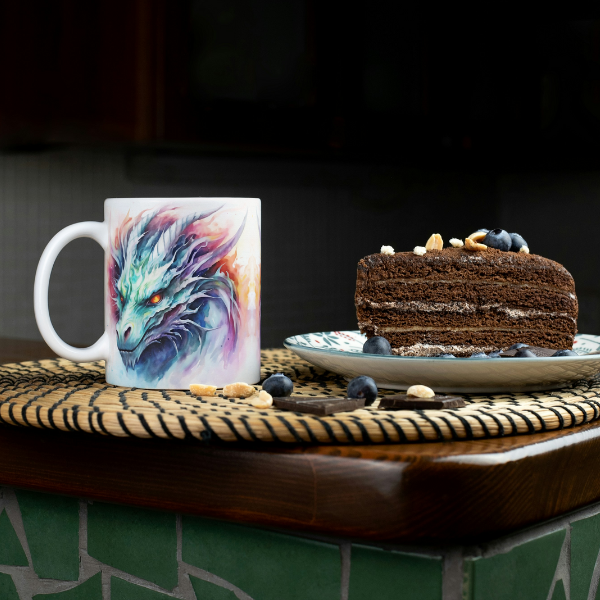Mystic Dawn Dragon Mug