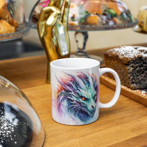 Mystic Dawn Dragon Mug