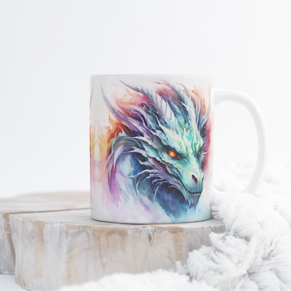 Mystic Dawn Dragon Mug