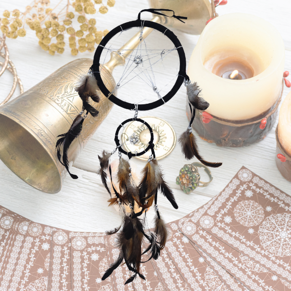 Mystic Guardian β Pentagram Dreamcatcher of Protection & Power πβ¨