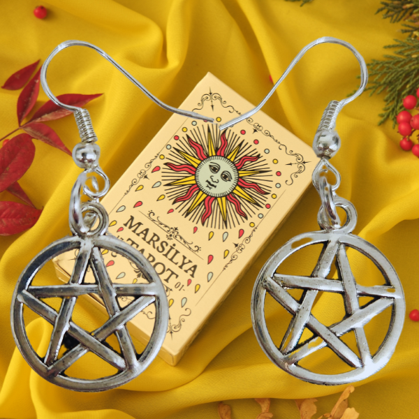 Mystic Pentagram Earrings⭐🔮