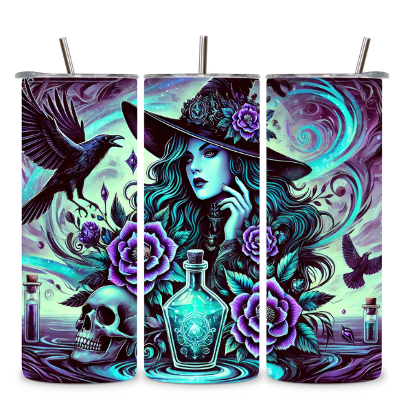 Mystic Witch Tumbler โ Sip with Magical Intent โจ๐ฎ๐