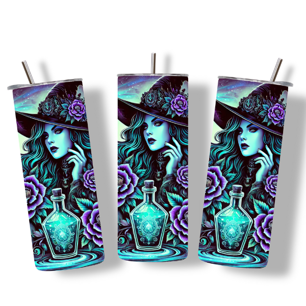 Mystic Witch Tumbler โ Sip with Magical Intent โจ๐ฎ๐