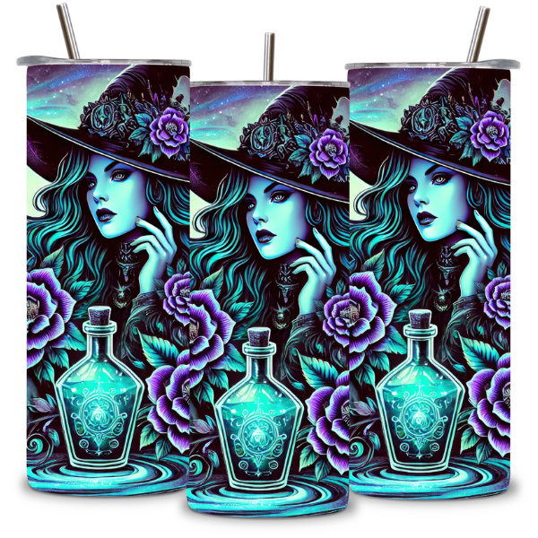 Mystic Witch Tumbler โ Sip with Magical Intent โจ๐ฎ๐
