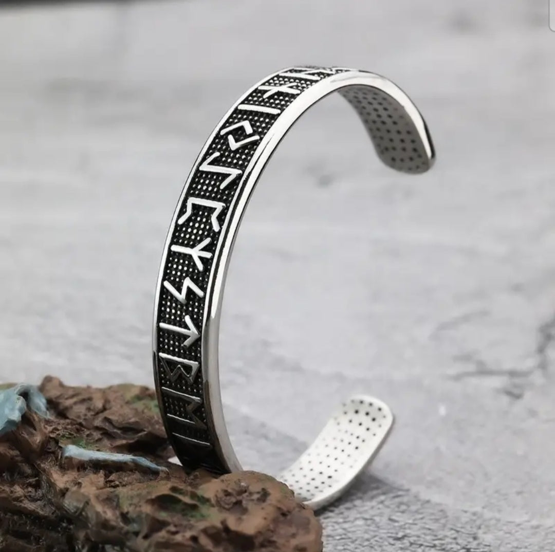 Nordic Rune Protection Bracelet