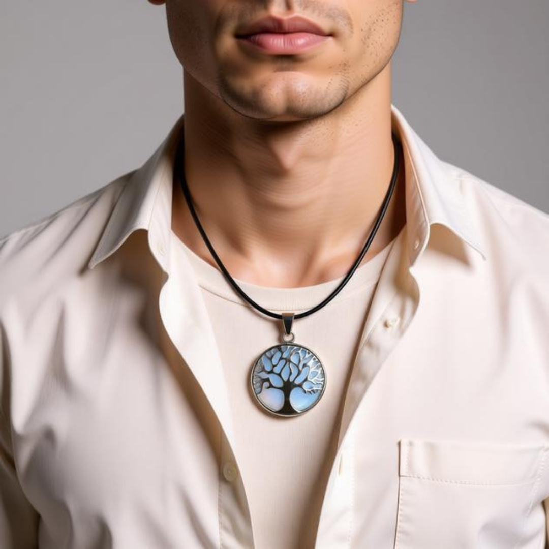 Opalite Tree of Life Necklace