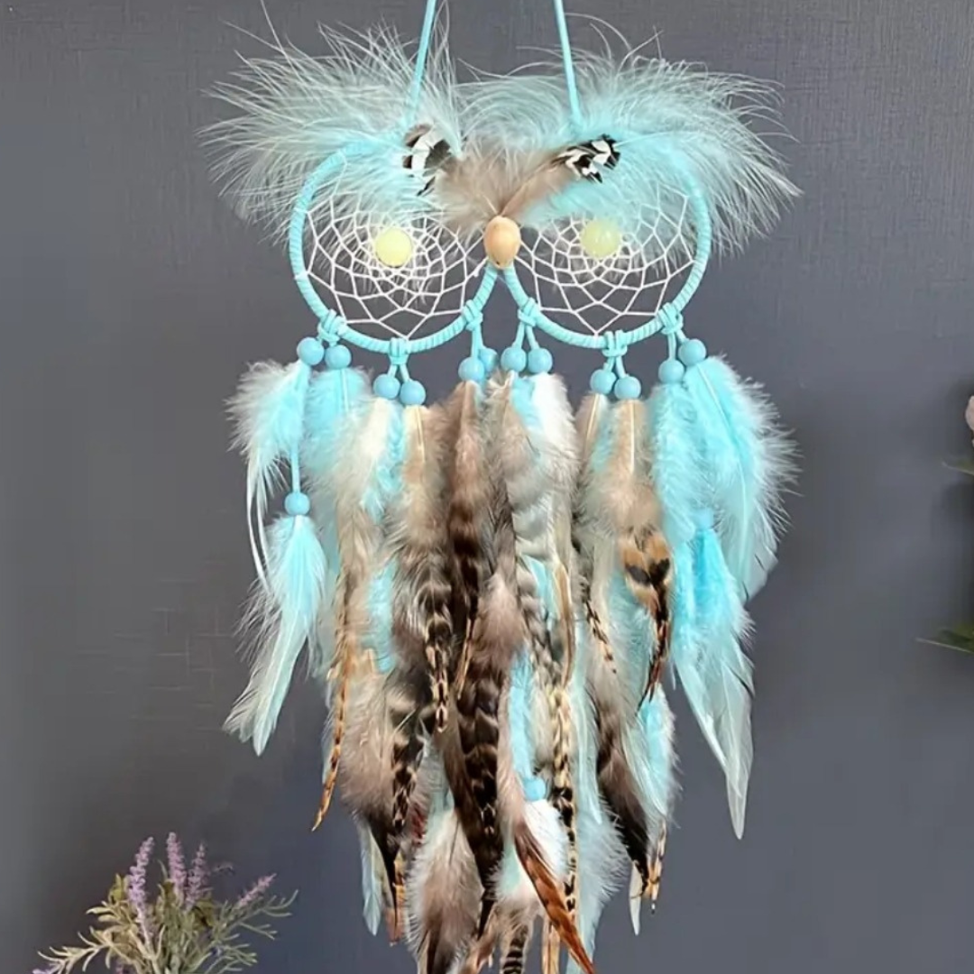 Owl Dreamcatcher – Wisdom, Protection & Peaceful Sleep