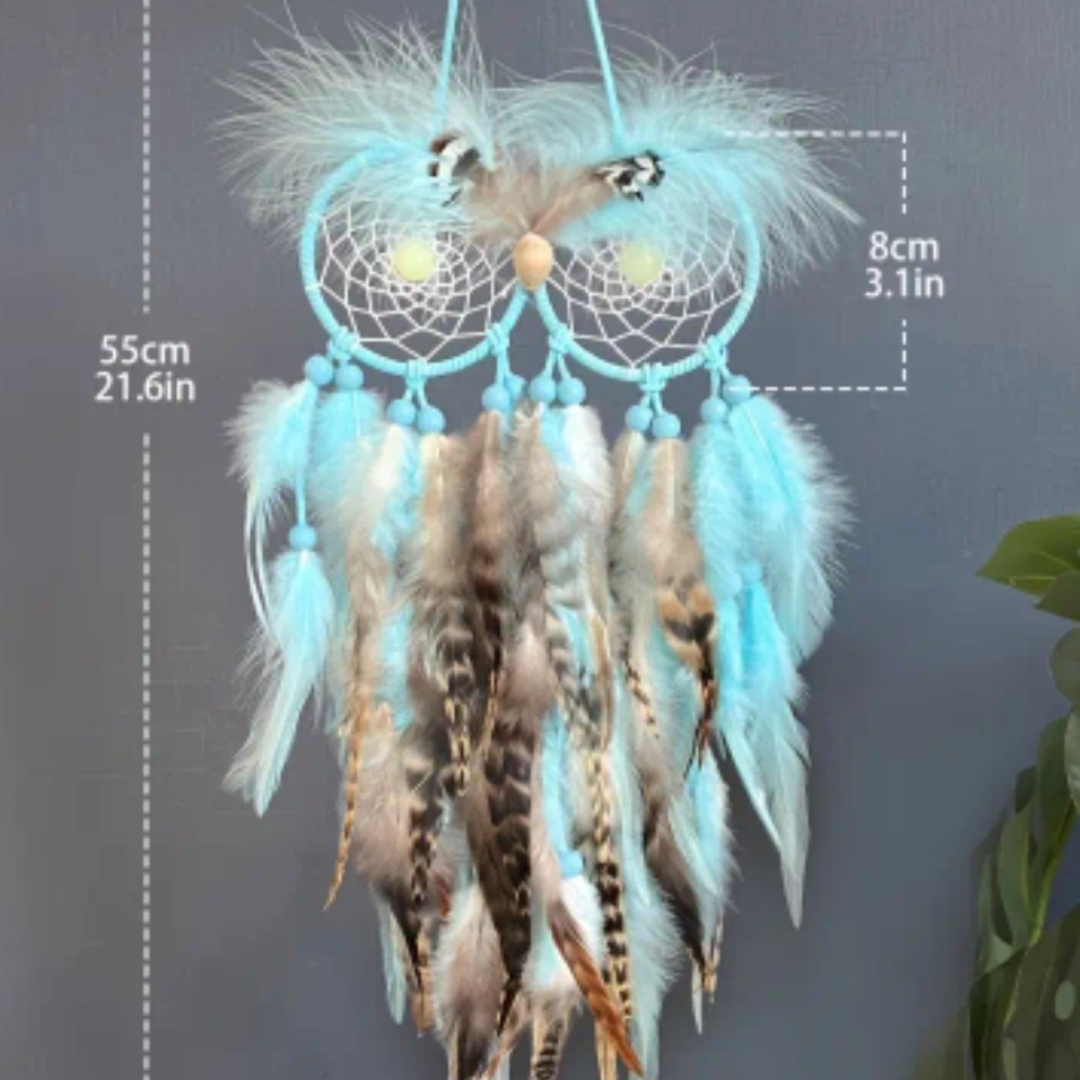 Owl Dreamcatcher – Wisdom, Protection & Peaceful Sleep