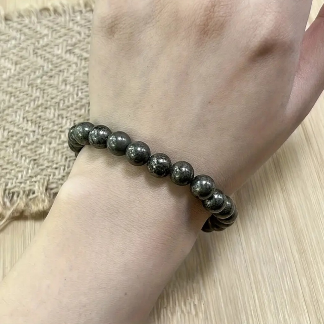 Pyrite Energy Bracelet – Confidence, Abundance & Protection